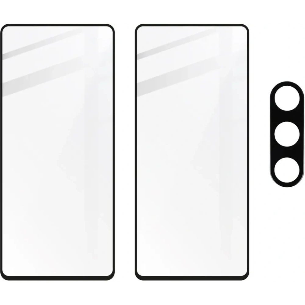 2x Szkło na ekran + szkło na aparat BIZON Edge 2 Pack do Samsung Galaxy M54 5G