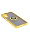 Kup Etui s úchopem na prst Bizon Case Hybrid Ring do Samsung Galaxy M54 5G kouřové s žlutým rámem - BIZ1409 - {ean13} - Sklep Home Screen