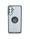 Kup Etui z uchwytem na palec Bizon Case Hybrid Ring do Samsung Galaxy M54 5G przydymione z ciemnozieloną ramką - BIZ7662 - {ean13} - Sklep Home Screen