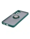 Kup Etui z uchwytem na palec Bizon Case Hybrid Ring do Samsung Galaxy M54 5G przydymione z ciemnozieloną ramką - BIZ7662 - {ean13} - Sklep Home Screen