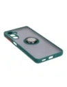 Kup Etui z uchwytem na palec Bizon Case Hybrid Ring do Samsung Galaxy M54 5G przydymione z ciemnozieloną ramką - BIZ7662 - {ean13} - Sklep Home Screen