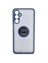 Kup Etui z uchwytem na palec Bizon Case Hybrid Ring do Galaxy M54 5G, przydymione z granatową ramką - BIZ7663 - {ean13} - Sklep Home Screen