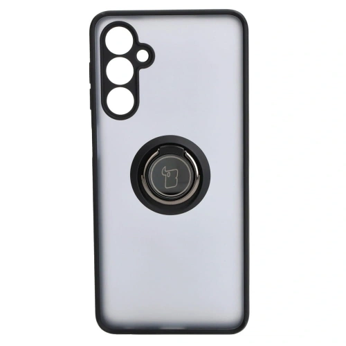 Kup Etui z uchwytem na palec Bizon Case Hybrid Ring do Galaxy M54 5G, przydymione z czarną ramką - BIZ7664 - {ean13} - Sklep Home Screen