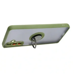 Kup Bizon Case Hybrid Ring Samsung Galaxy M54 5G fumuriu cu un cadru verde - BIZ7665 - {ean13} - Sklep Home Screen