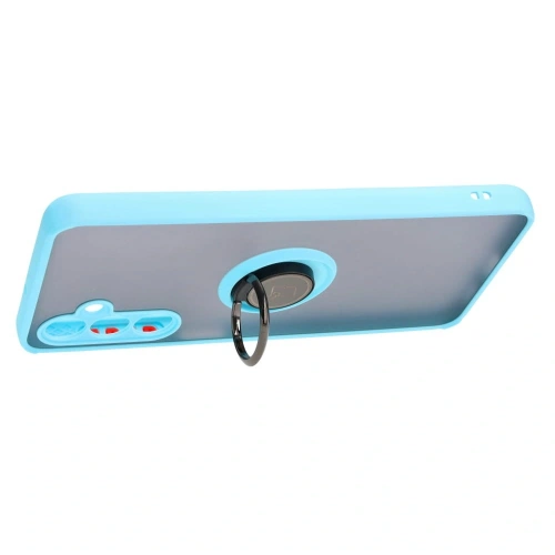 Buy Bizon Case Hybrid Ring Samsung Galaxy M54 5G smoky with a light blue frame - BIZ7666 - {ean13} - Home Screen Store Europe