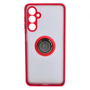 Kup Etui z uchwytem na palec Bizon Case Hybrid Ring do Samsung Galaxy M54 5G przydymione z czerwoną ramką - BIZ7668 - {ean13} - Sklep Home Screen