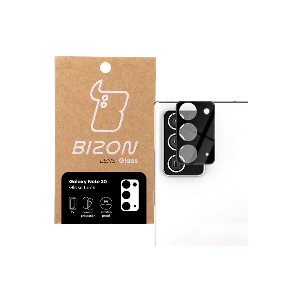 Szkło na aparat Bizon Glass Lens do Samsung Galaxy Note 20 [2 PACK]