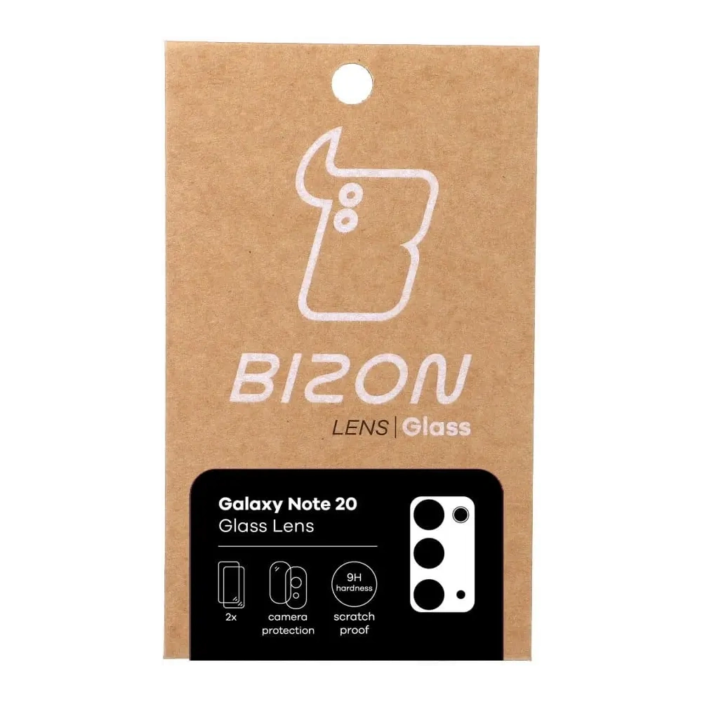 Szkło na aparat Bizon Glass Lens do Samsung Galaxy Note 20 [2 PACK]