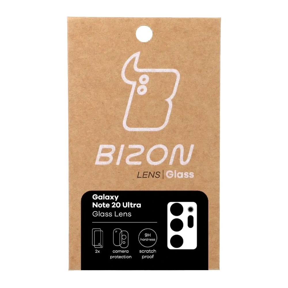 Szkło na aparat Bizon Glass Lens do Samsung Galaxy Note 20 Ultra [2 PACK]