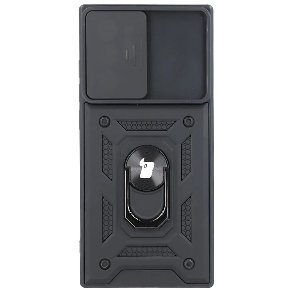 Etui Bizon Case CamShield Ring do Samsung Galaxy Note 20 Ultra czarne