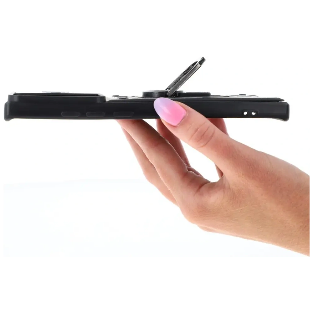 Etui Bizon Case CamShield Ring do Samsung Galaxy Note 20 Ultra czarne