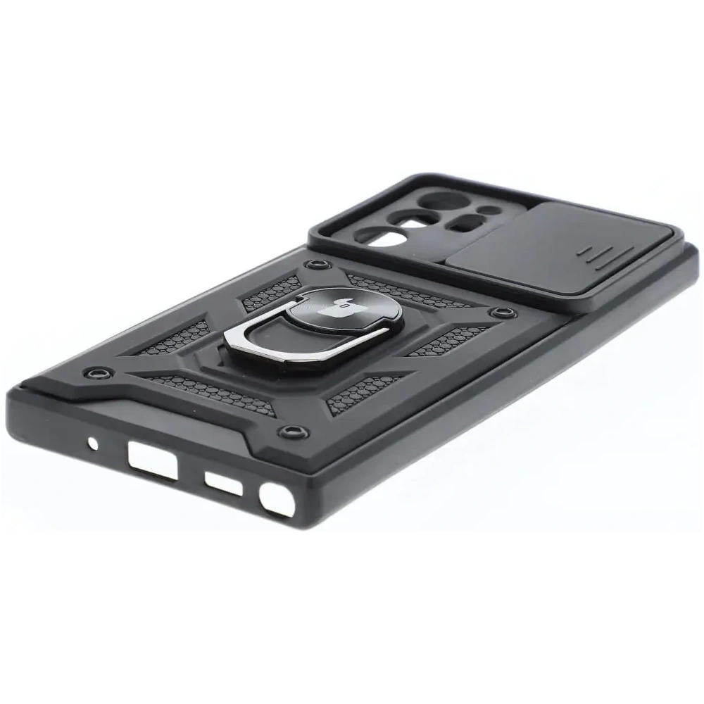 Etui Bizon Case CamShield Ring do Samsung Galaxy Note 20 Ultra czarne