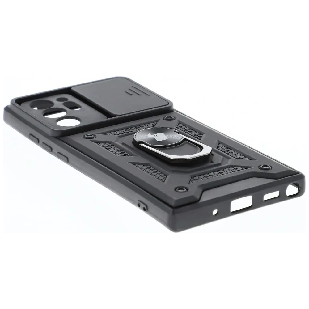 Etui Bizon Case CamShield Ring do Samsung Galaxy Note 20 Ultra czarne