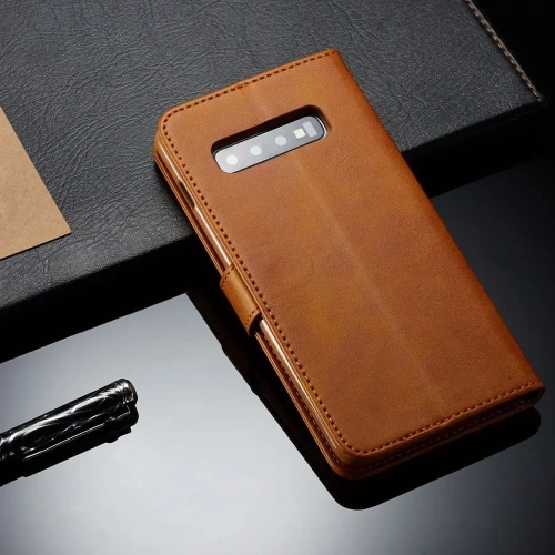 Kup Bizon Case Wallet Samsung Galaxy S10e hellbraun - BIZ7672 - {ean13} - Sklep Home Screen