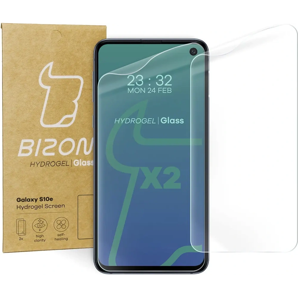 Folia hydrożelowa na ekran Bizon Glass Hydrogel Samsung Galaxy S10e [2 PACK]