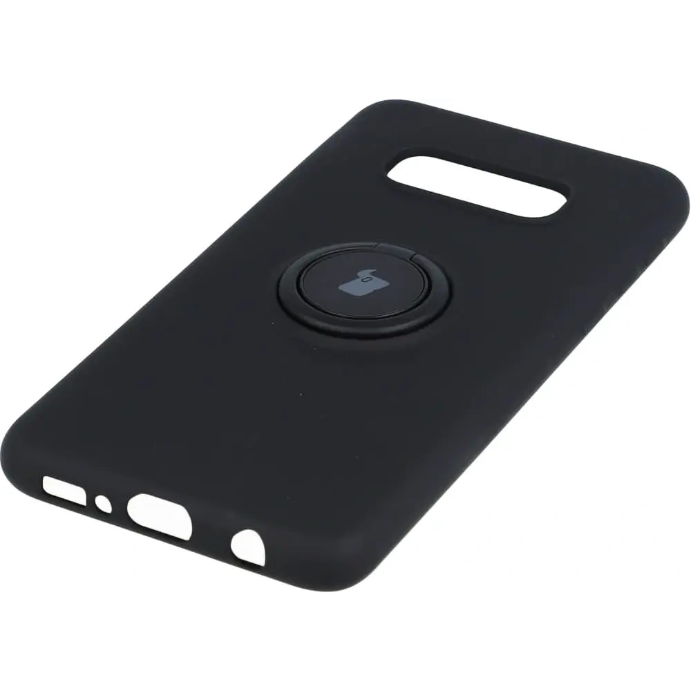Etui Bizon Case Silicone Ring do Samsung Galaxy S10e czarne