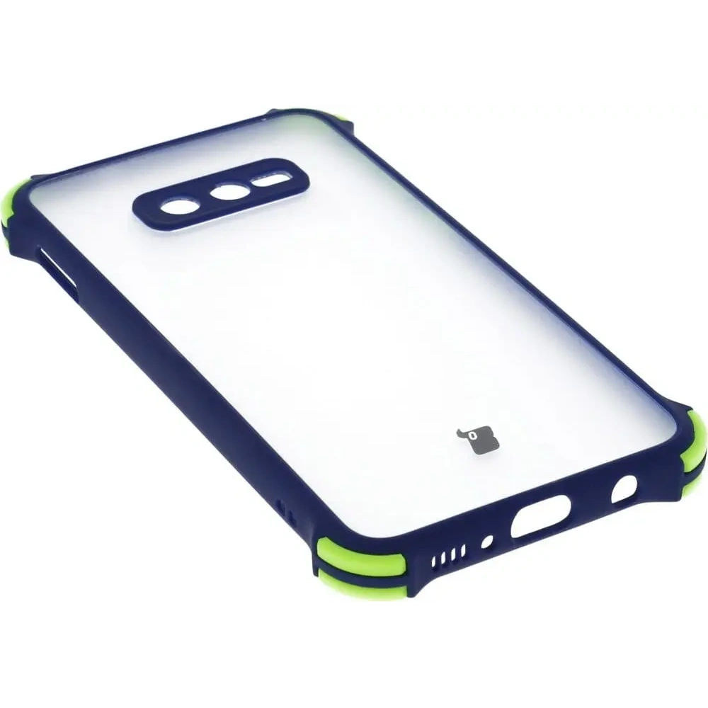 Etui Bizon Case AntiShock Hybrid do Samsung Galaxy S10e granatowe