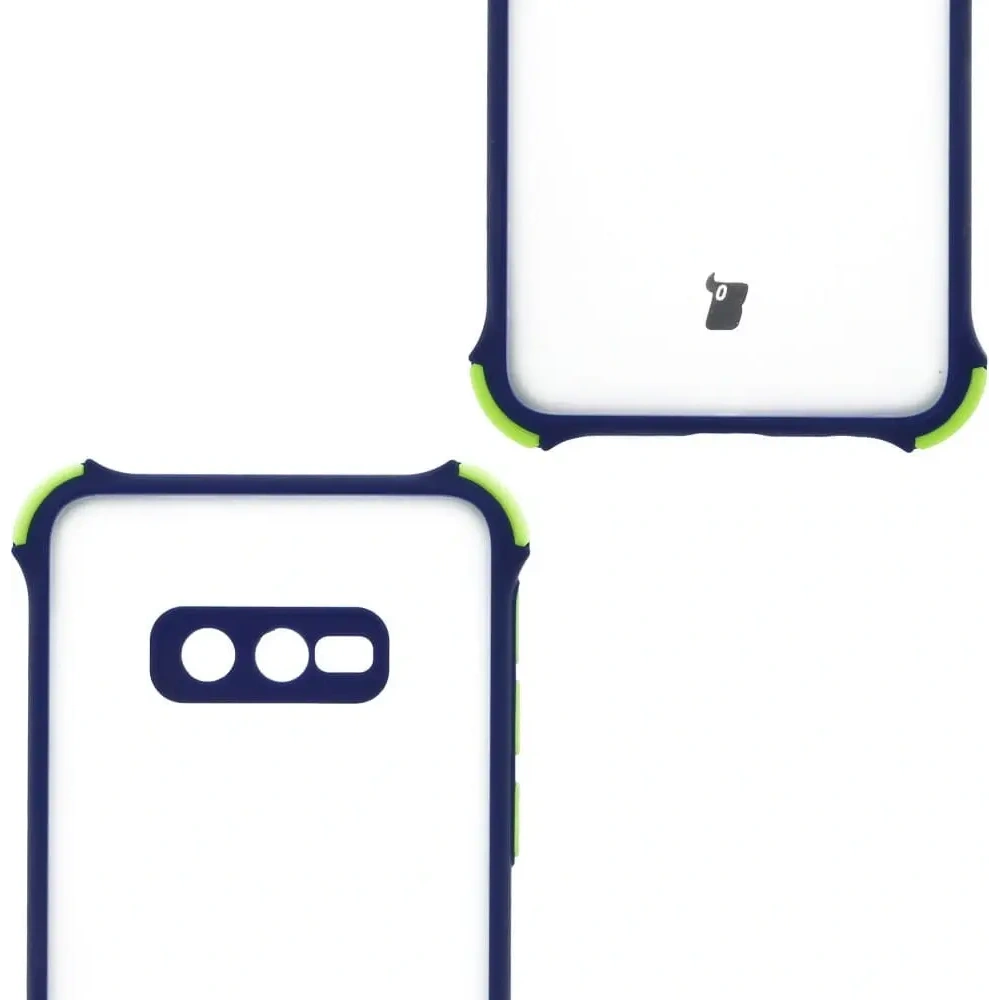 Etui Bizon Case AntiShock Hybrid do Samsung Galaxy S10e granatowe