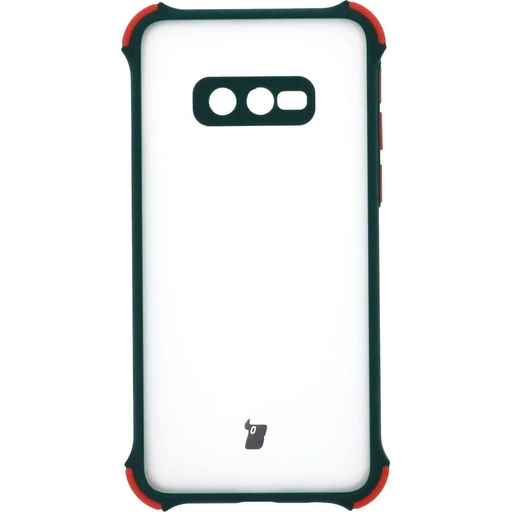Etui Bizon Case AntiShock Hybrid do Samsung Galaxy S10e ciemnozielone