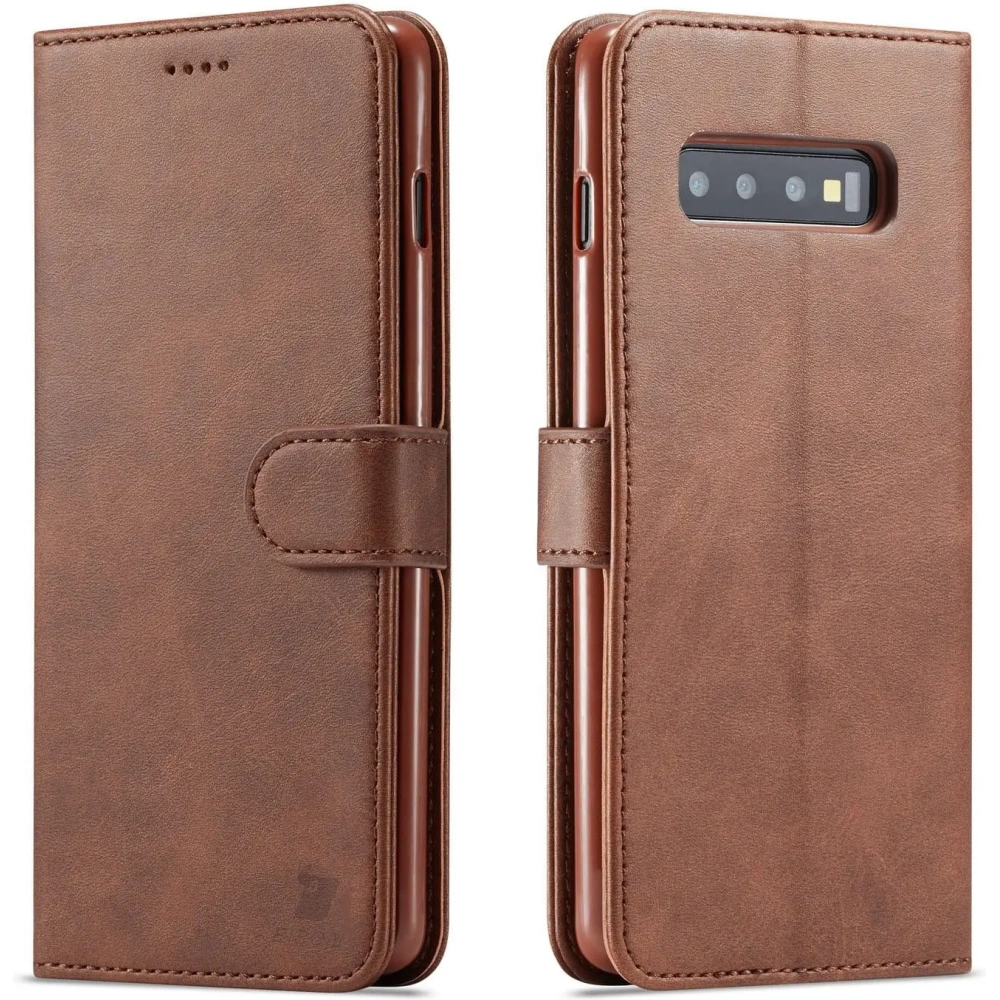 Etui Bizon Case Wallet do Samsung Galaxy S10e brązowe