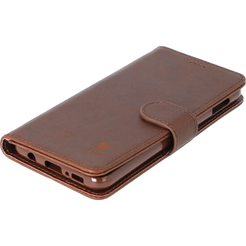 Etui Bizon Case Wallet do Samsung Galaxy S10e brązowe