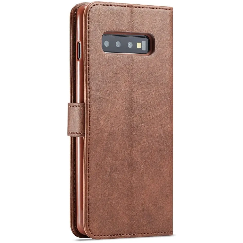 Etui Bizon Case Wallet do Samsung Galaxy S10e brązowe