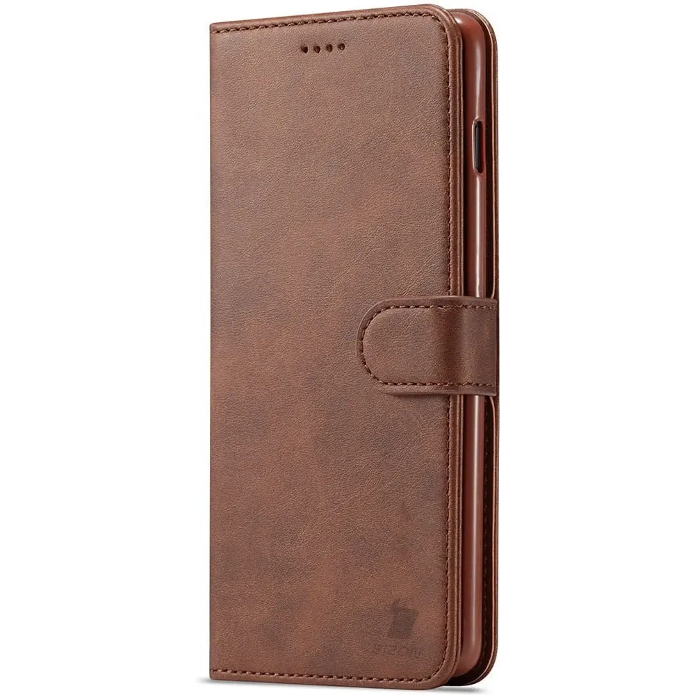 Etui Bizon Case Wallet do Samsung Galaxy S10e brązowe