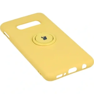 Kup Etui Bizon Case Silicone Ring do Samsung Galaxy S10e żółte - BIZ7679 - {ean13} - Sklep Home Screen