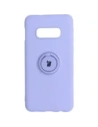 Bizon Case Silicone Ring Samsung Galaxy S10e purple