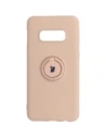 Bizon Case Inel din Silicon Samsung Galaxy S10e roz deschis
