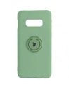 Etui Bizon Case Silicone Ring do Galaxy S10e, jasnozielone