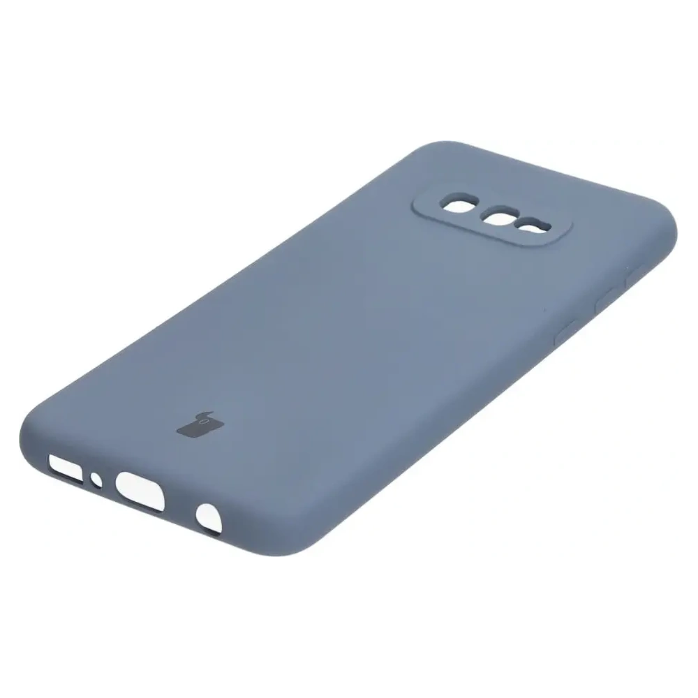 Etui Bizon Case Silicone do Samsung Galaxy S10e szare