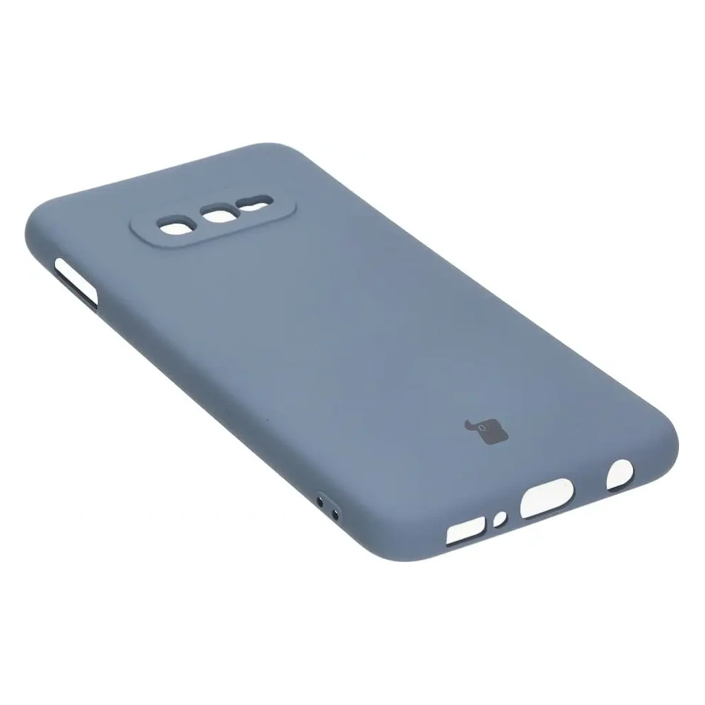 Etui Bizon Case Silicone do Samsung Galaxy S10e szare