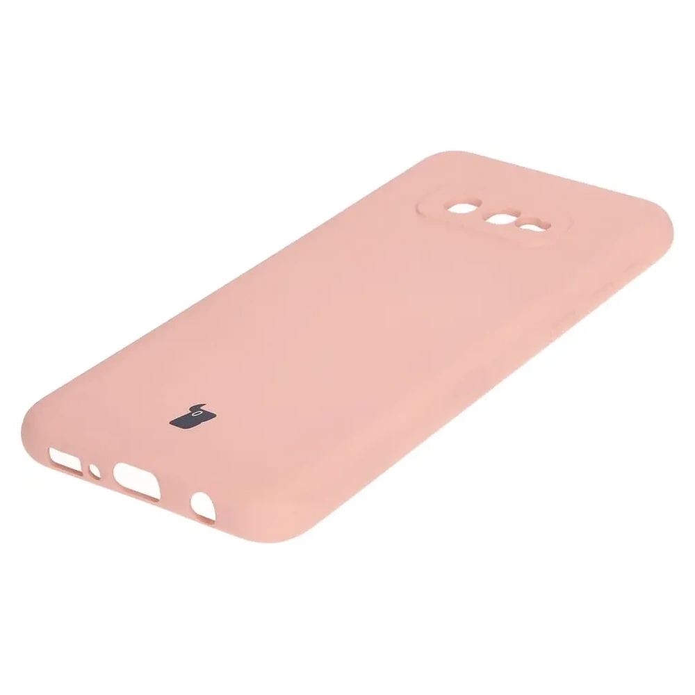 Etui Bizon Case Silicone do Samsung Galaxy S10e jasnoróżowe
