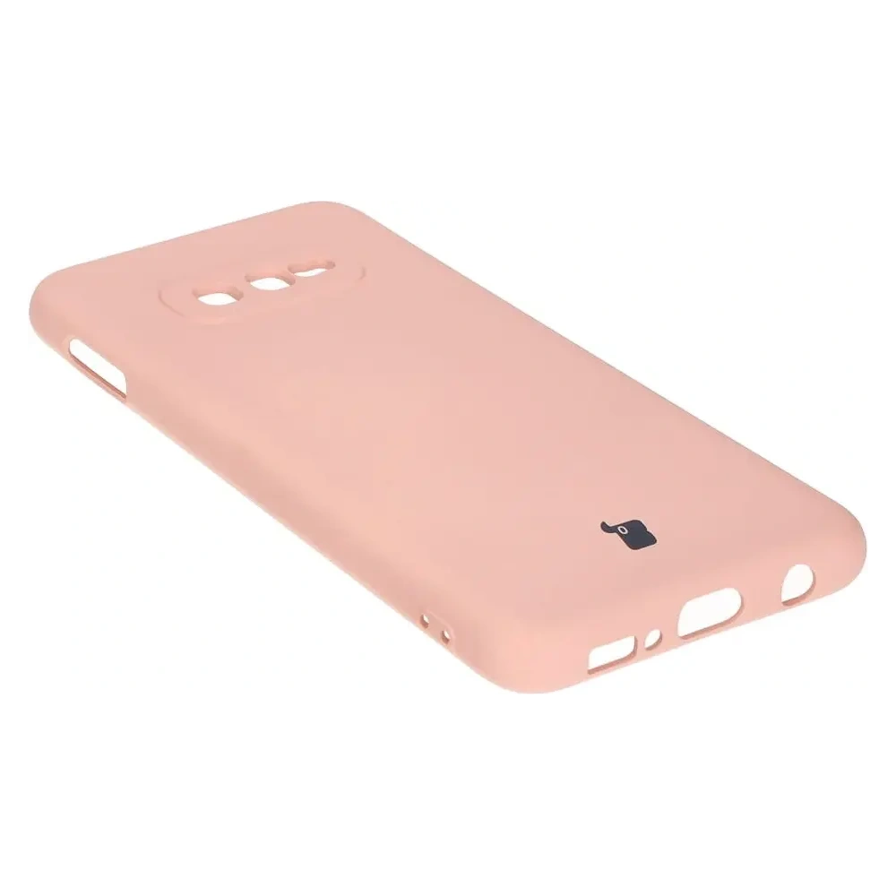 Etui Bizon Case Silicone do Samsung Galaxy S10e jasnoróżowe