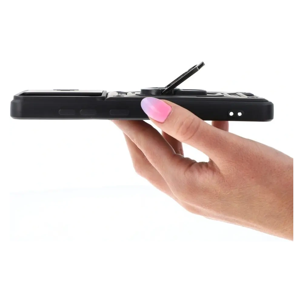 Etui Bizon Case CamShield Ring do Samsung Galaxy S20 FE czarne