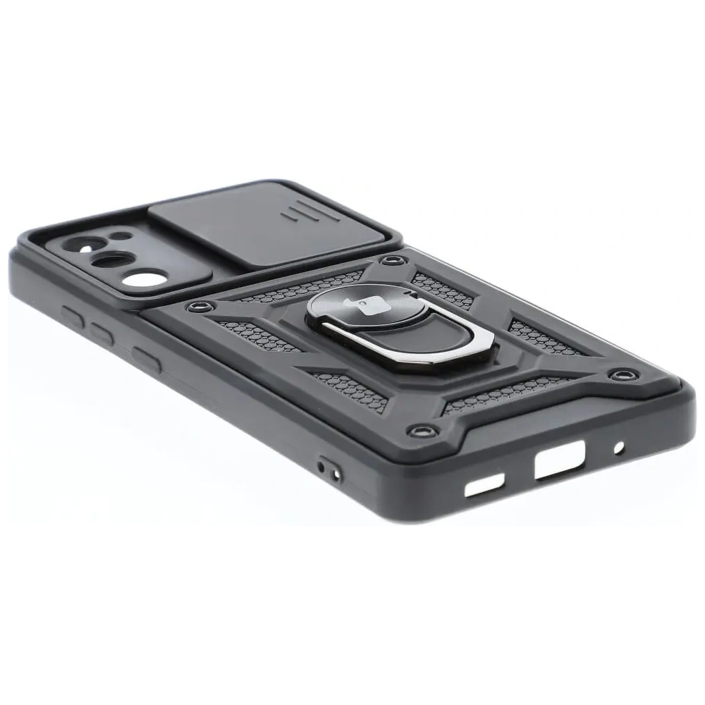 Etui Bizon Case CamShield Ring do Samsung Galaxy S20 FE czarne