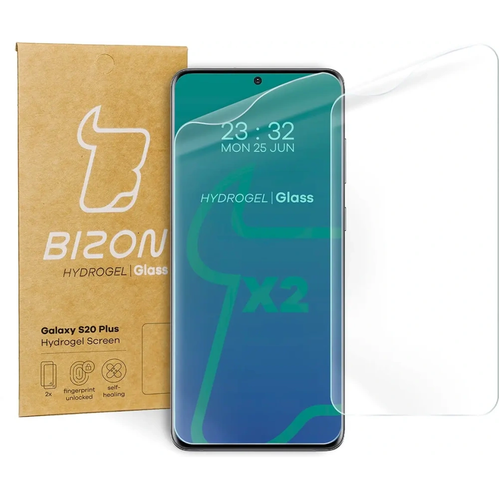 Folia hydrożelowa na ekran Bizon Glass Hydrogel Samsung Galaxy S20 Plus [2 PACK]