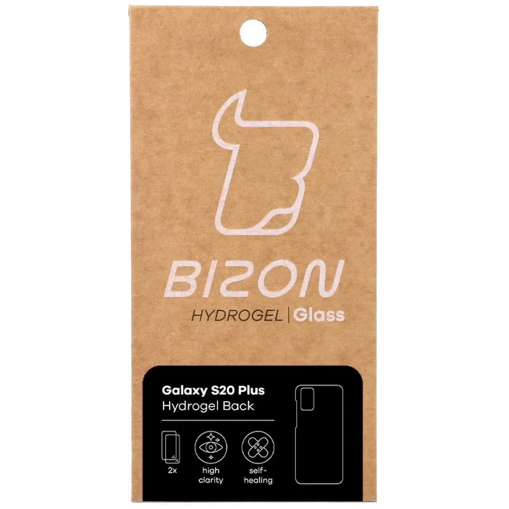 Folia hydrożelowa na tył Bizon Glass Hydrogel Samsung Galaxy S20 Plus [2 PACK]
