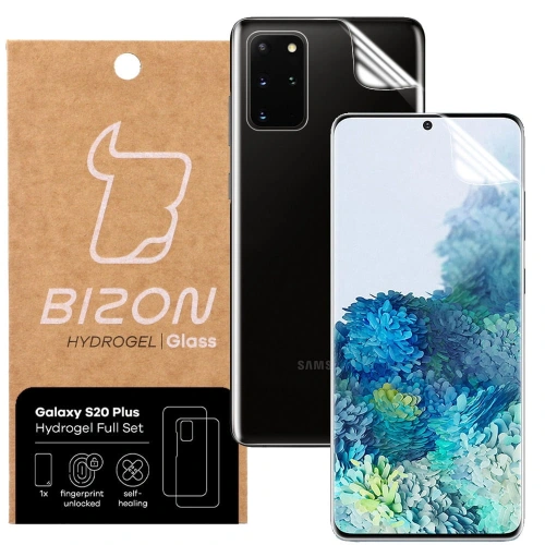 Kup Fólie hydrogelová na zadní a přední stranu Bizon Glass Hydrogel Samsung Galaxy S20 Plus - BIZ1457 - {ean13} - Sklep Home Screen