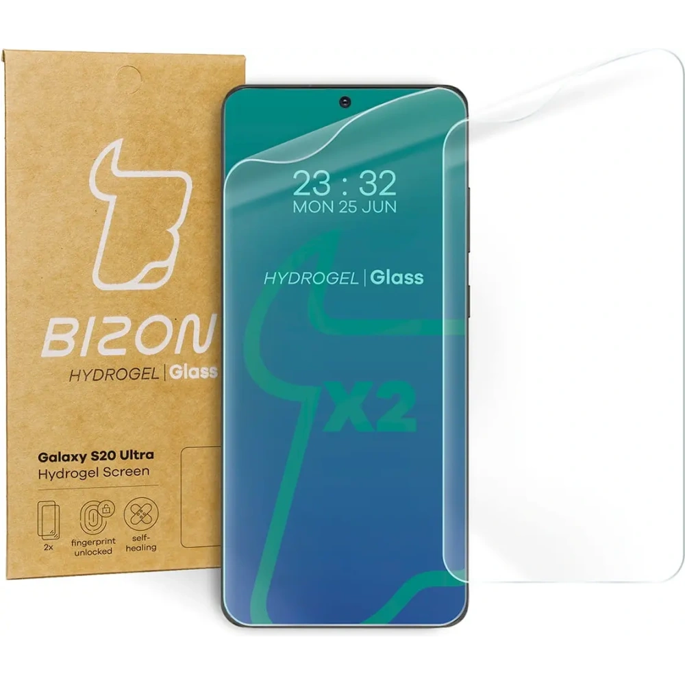 Folia hydrożelowa na ekran Bizon Glass Hydrogel Samsung Galaxy S20 Ultra [2 PACK]
