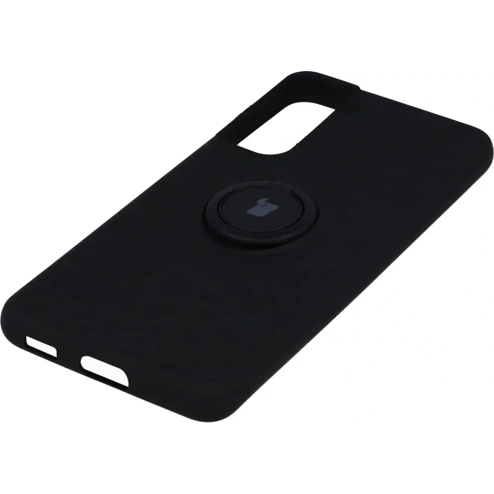 Etui Bizon Case Silicone Ring do Samsung Galaxy S21 czarne