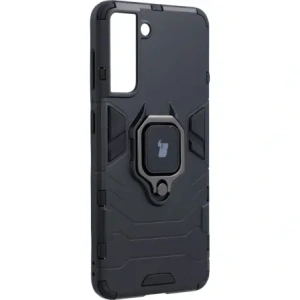 Etui Bizon Case Armor Ring do Samsung Galaxy S21 czarne