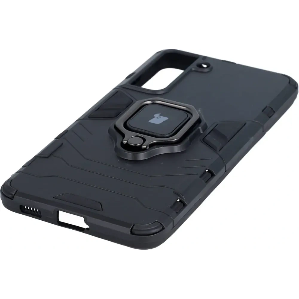 Etui Bizon Case Armor Ring do Samsung Galaxy S21 czarne