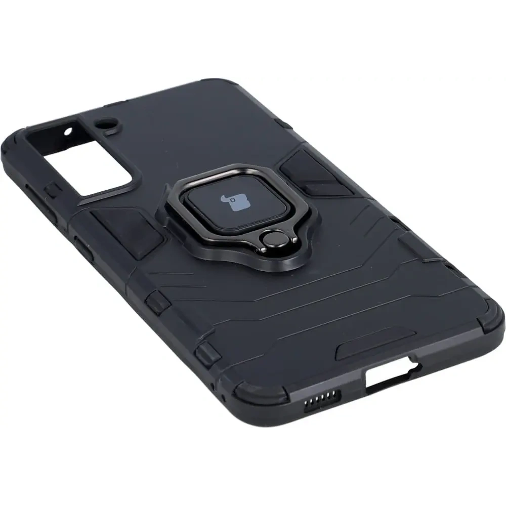 Etui Bizon Case Armor Ring do Samsung Galaxy S21 czarne