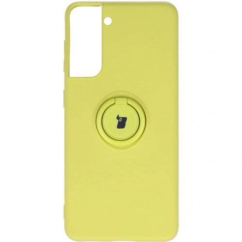 Kup Etui Bizon Case Silicone Ring do Galaxy S21, żółte - BIZ7699 - {ean13} - Sklep Home Screen