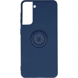 Kup Bizon Case inel din silicon Samsung Galaxy S21 albastru închis - BIZ7700 - {ean13} - Sklep Home Screen