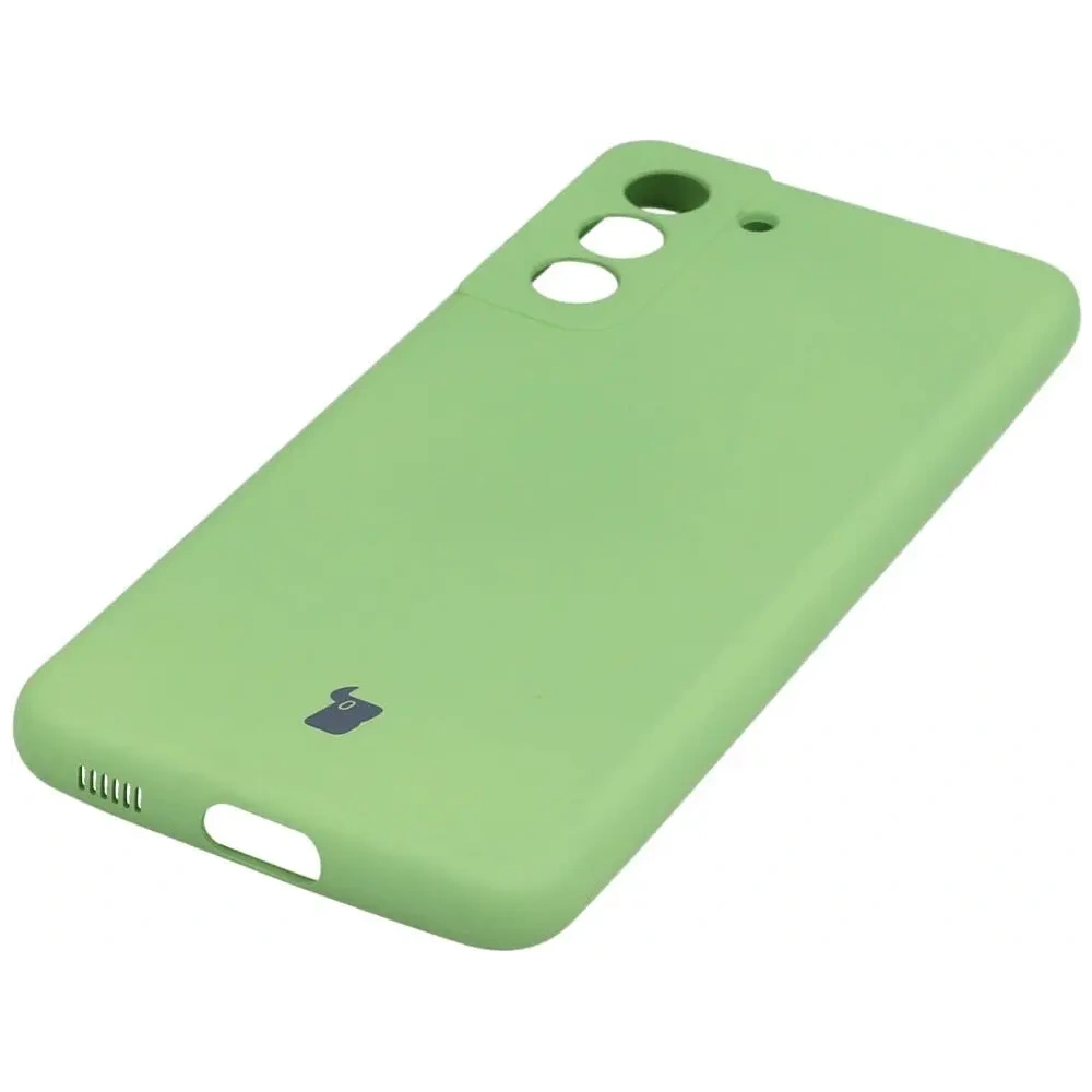 Etui Bizon Case Silicone do Samsung Galaxy S21 jasnozielone