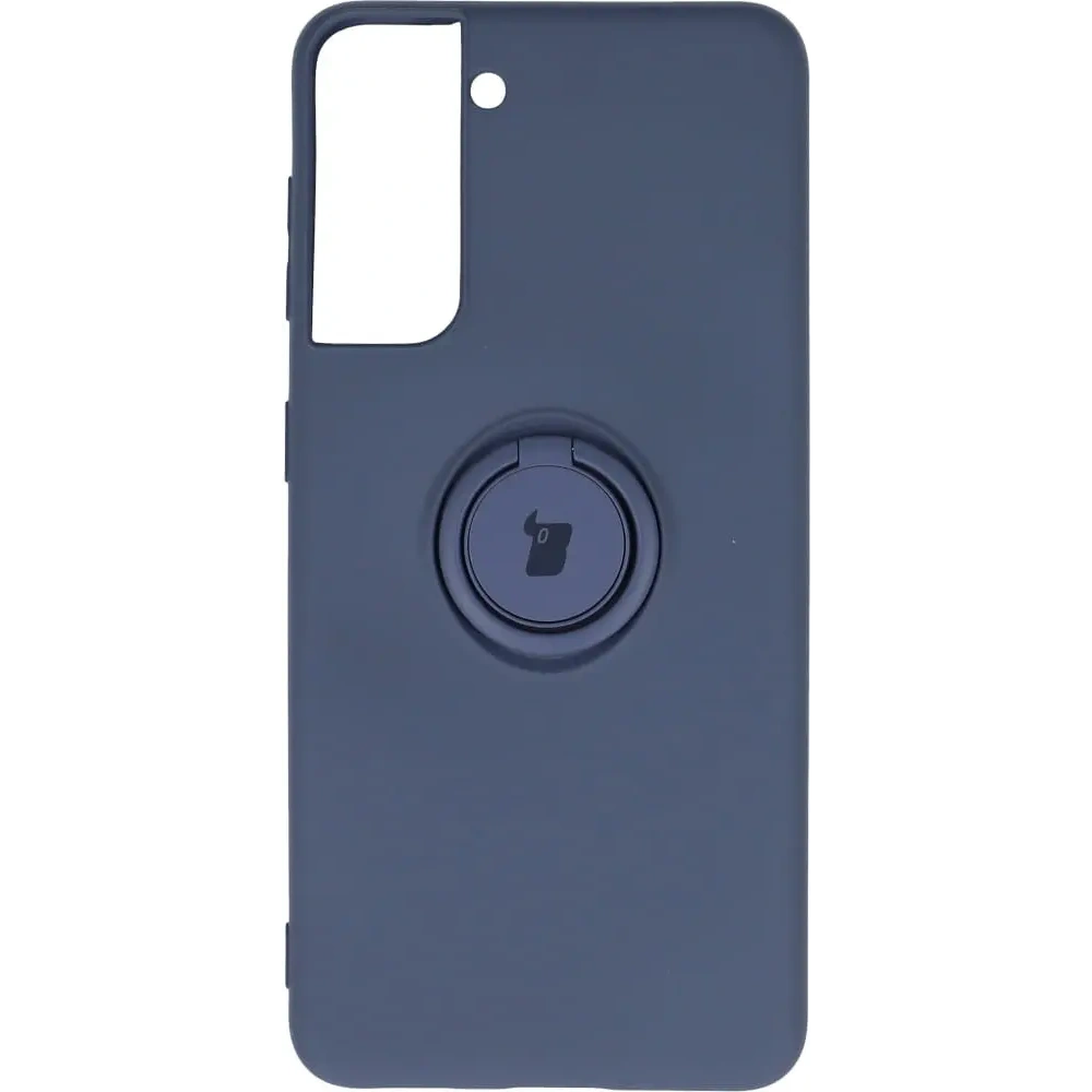 Etui Bizon Case Silicone Ring do Samsung Galaxy S21 szare