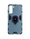 Etui Bizon Case Armor Ring do Samsung Galaxy S21 niebieskie